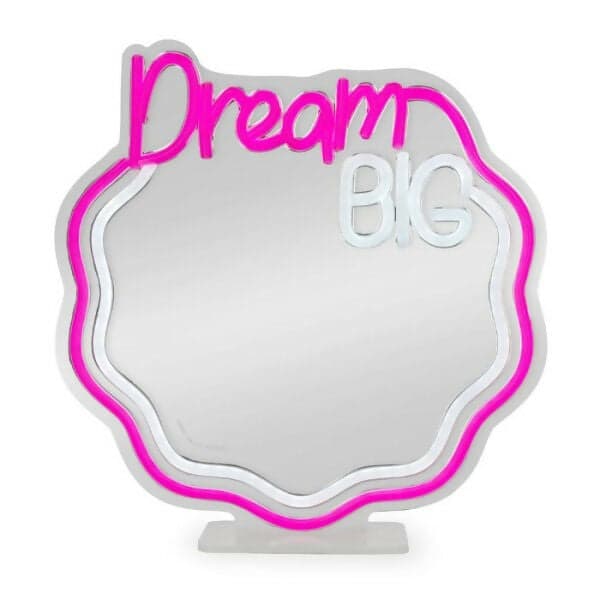 SPECCHIO LUCE LED EFFETTO NEON IT'S A SIGN - DREAM BIG | LEGAMI in Luci da specchio Cartoleria Deja Vu - Crotone, commercioVirtuoso.it
