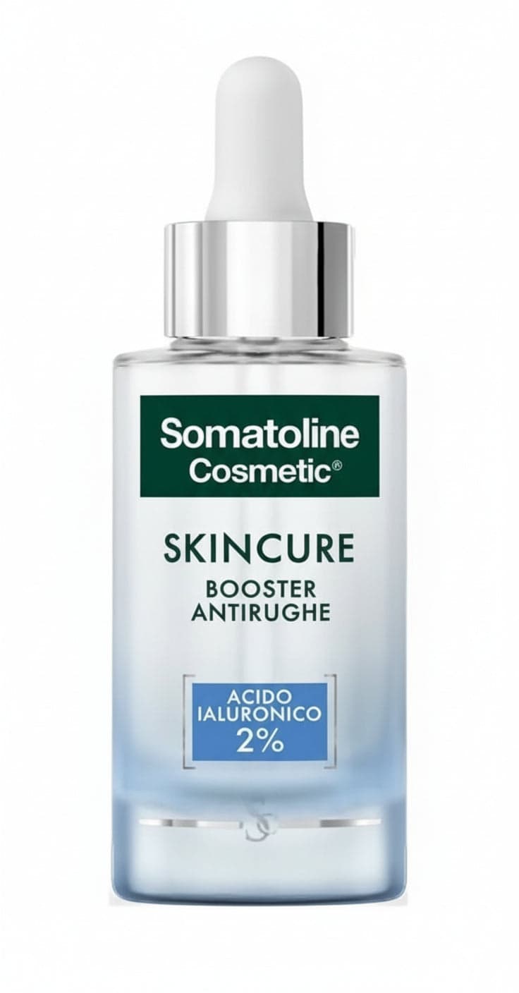 Somatoline Booster Skincure rimpolpante 30 ml. Attivo concentrato antirughe a base di acido ialuronico al 2% azione ultra-idratante