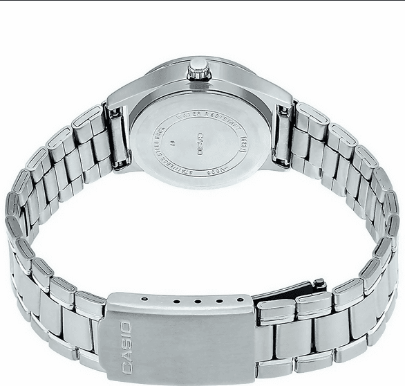 Orologio Casio per uomo, MTP-V006D-7B, quadrantre bianco con numeri romani, segna data e giorno della settimana in Orologi da polso Loweconomy - Marineo, commercioVirtuoso.it
