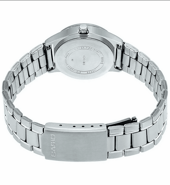Orologio Casio per uomo, MTP-V006D-7B, quadrantre bianco con numeri romani, segna data e giorno della settimana in Orologi da polso Loweconomy - Marineo, commercioVirtuoso.it