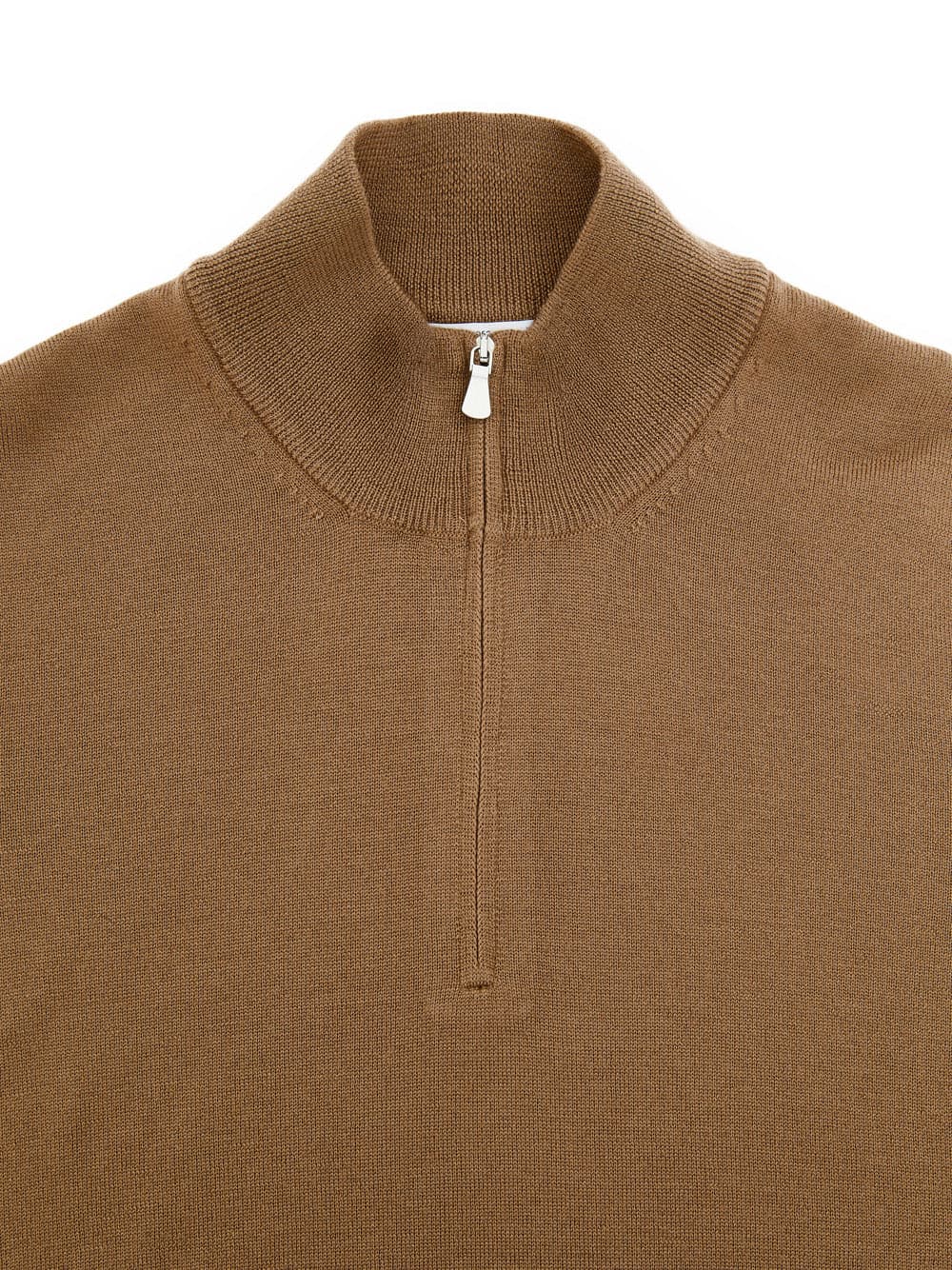 Gran Sasso Maglione Lupetto con Mezza Zip in Lana Marrone da uomo in Maglioni Drestige - Casamassima, commercioVirtuoso.it