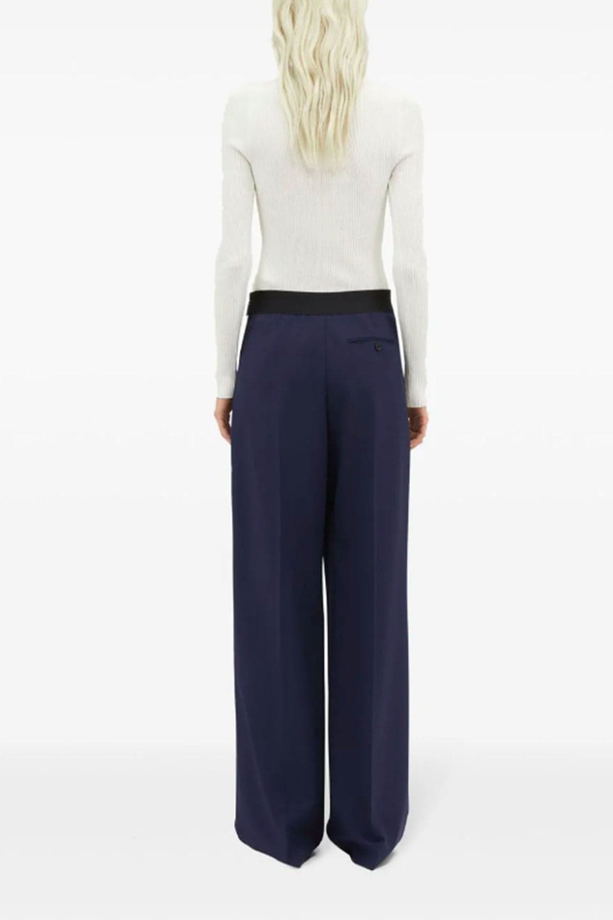MSGM Pantaloni Blu da donna in Pantaloni Drestige - Casamassima, commercioVirtuoso.it