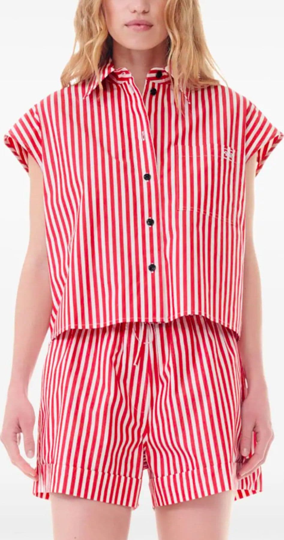 GANNI Camicie Bianco da donna in Bluse e camicie Drestige - Casamassima, commercioVirtuoso.it