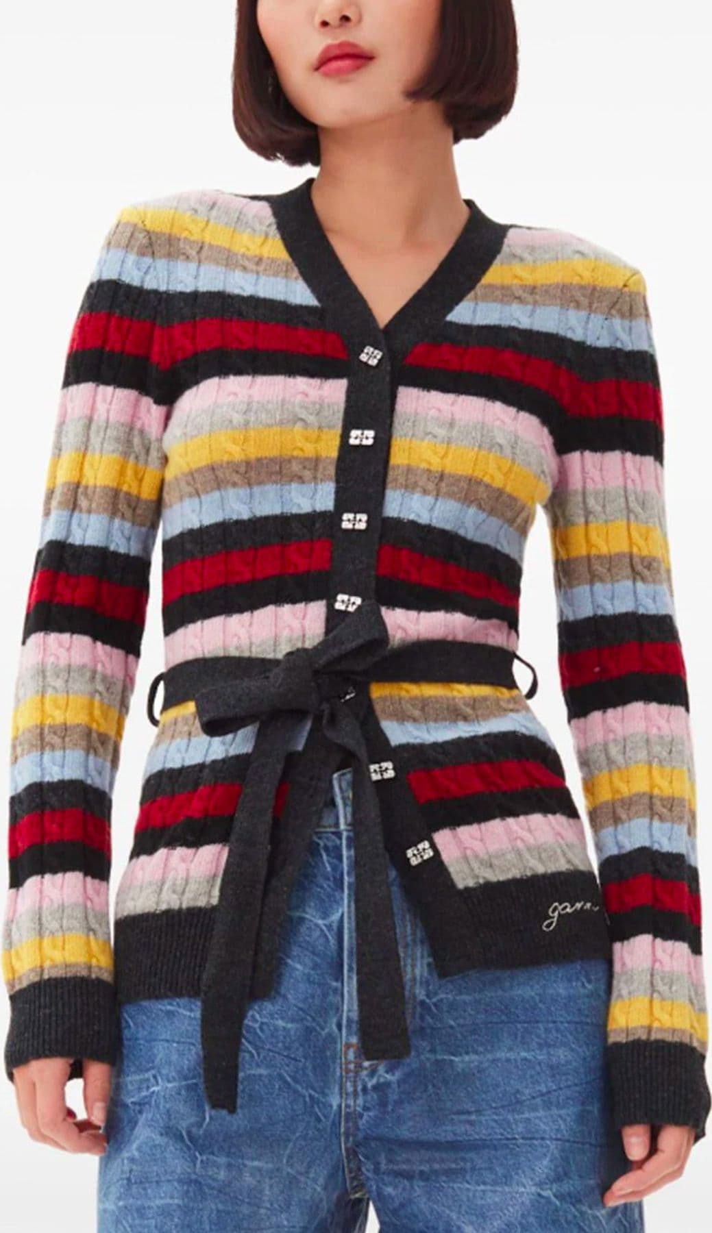 GANNI Maglie Multicolour da donna in Canotte e top Drestige - Casamassima, commercioVirtuoso.it