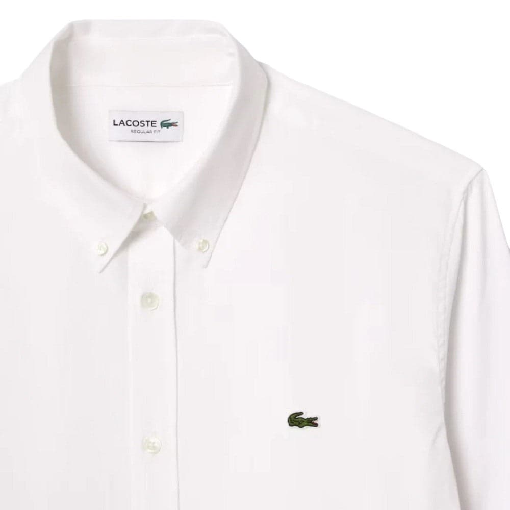 Lacoste Camicie Bianco da uomo in Camicie casual Drestige - Casamassima, commercioVirtuoso.it