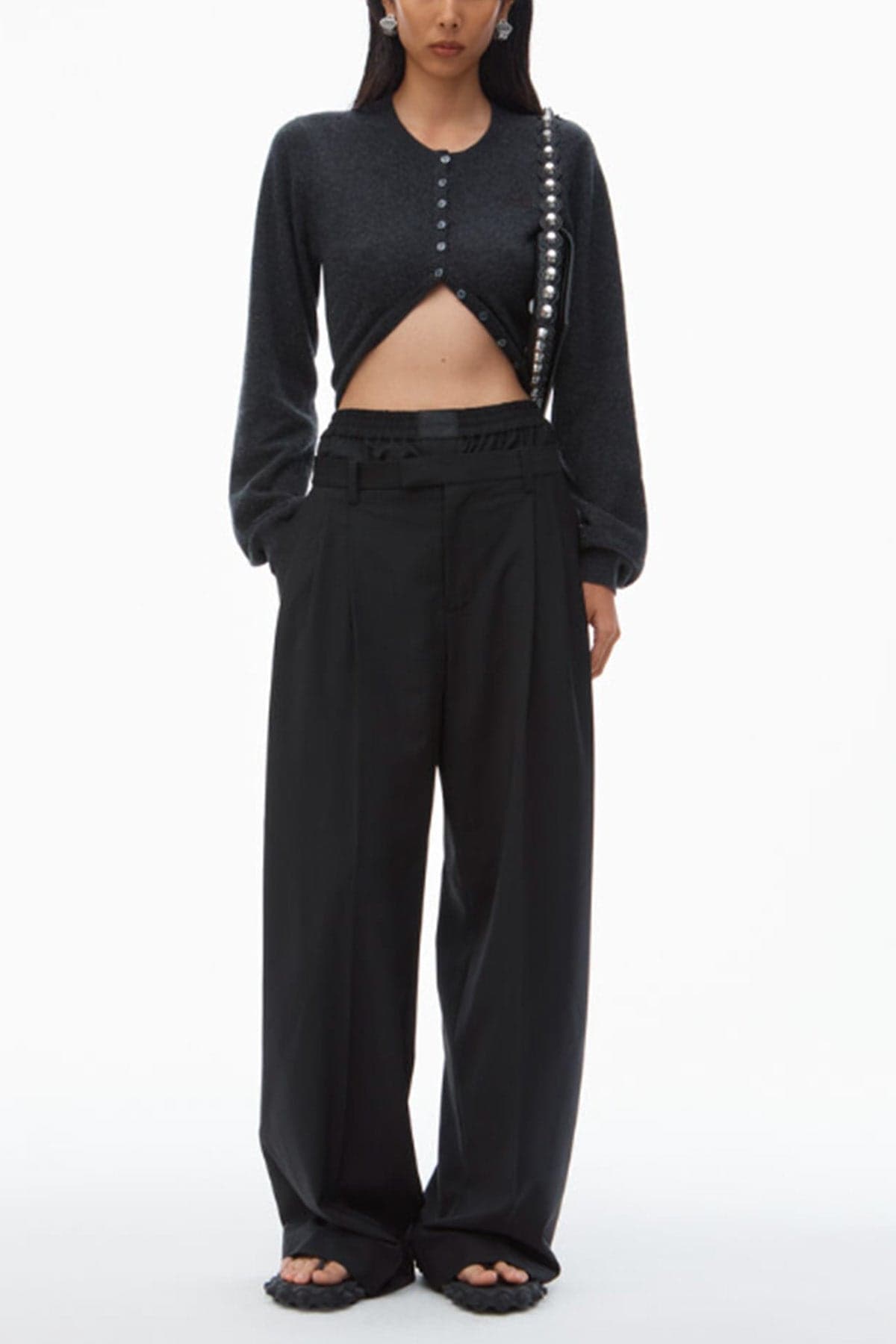 Alexander Wang Pantaloni Nero da donna in Pantaloni Drestige - Casamassima, commercioVirtuoso.it