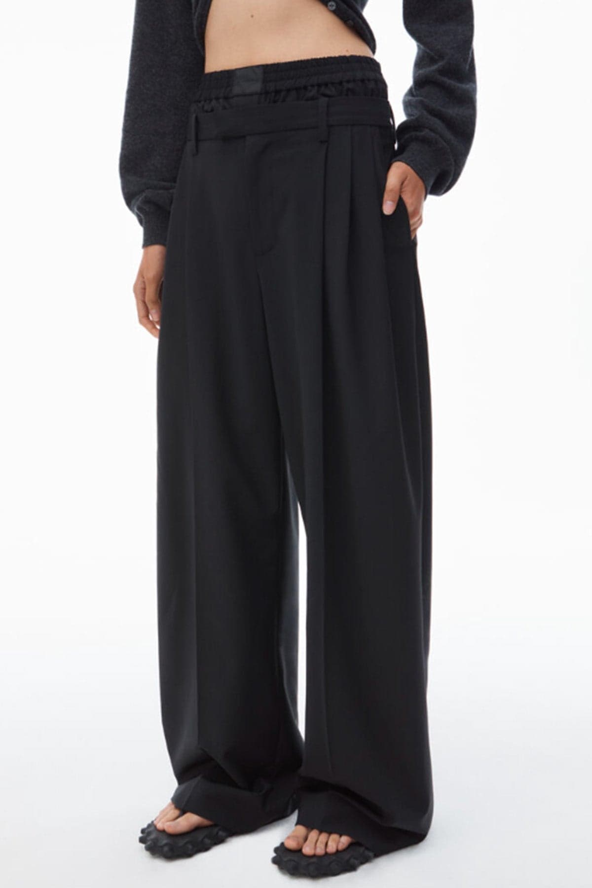 Alexander Wang Pantaloni Nero da donna in Pantaloni Drestige - Casamassima, commercioVirtuoso.it