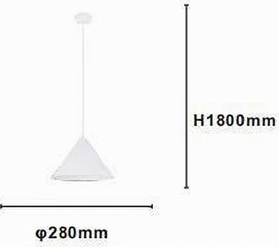LAMPADARIO A SOSPENSIONE E27 FERRO PARALUME MODERNO CONTEMPORANEO CONO BIANCO 33375 in Lampade a sospensione Trade Shop italia - Napoli, commercioVirtuoso.it