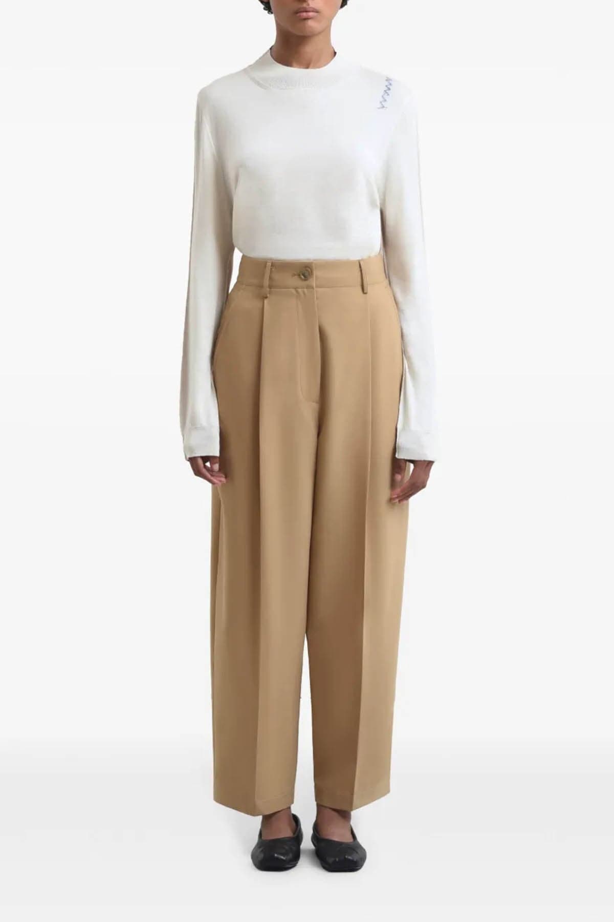 Marni Pantaloni Beige da donna in Pantaloni Drestige - Casamassima, commercioVirtuoso.it
