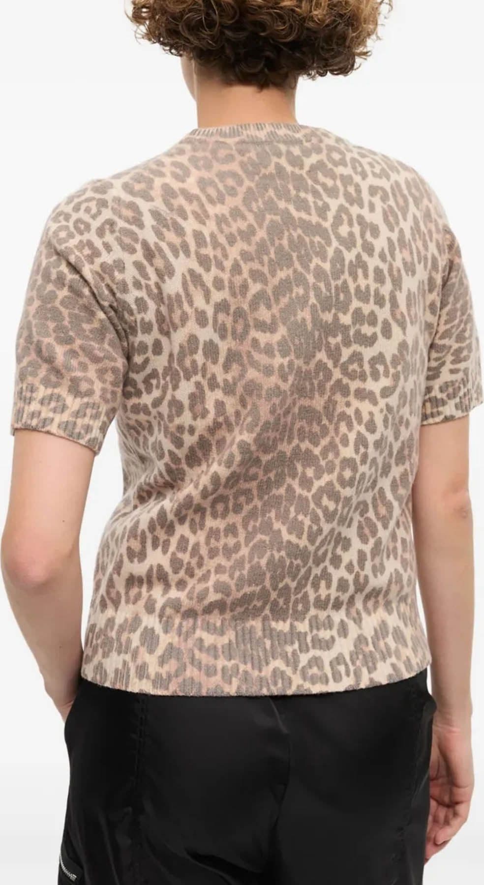 GANNI Maglie Marrone da donna in T-shirt Drestige - Casamassima, commercioVirtuoso.it