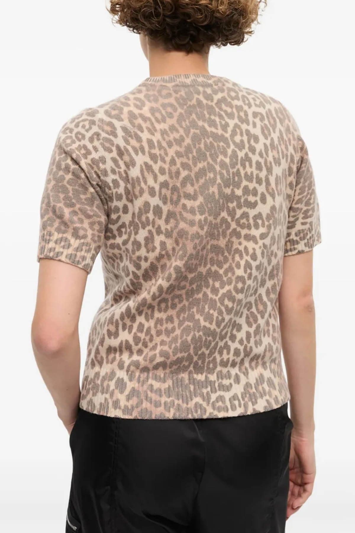 GANNI Maglie Marrone da donna in T-shirt Drestige - Casamassima, commercioVirtuoso.it