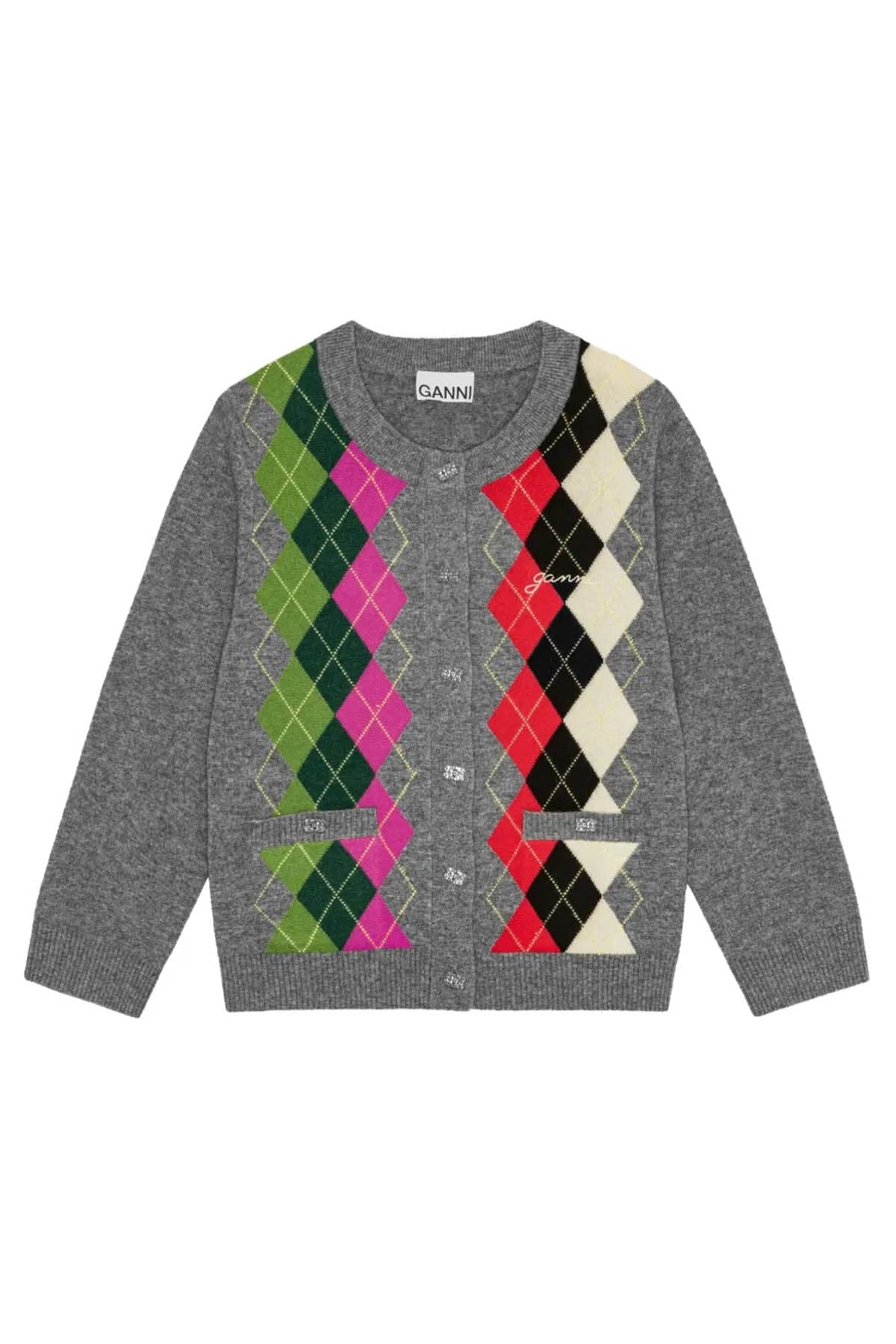 GANNI  Maglie Grey