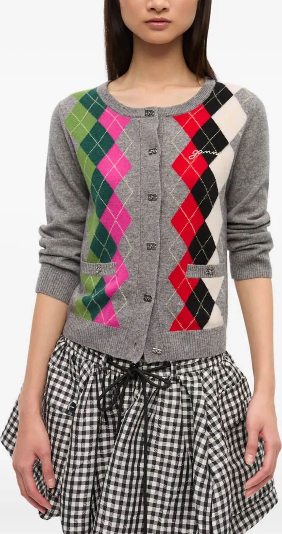 GANNI Maglie Grigio da donna in T-shirt Drestige - Casamassima, commercioVirtuoso.it