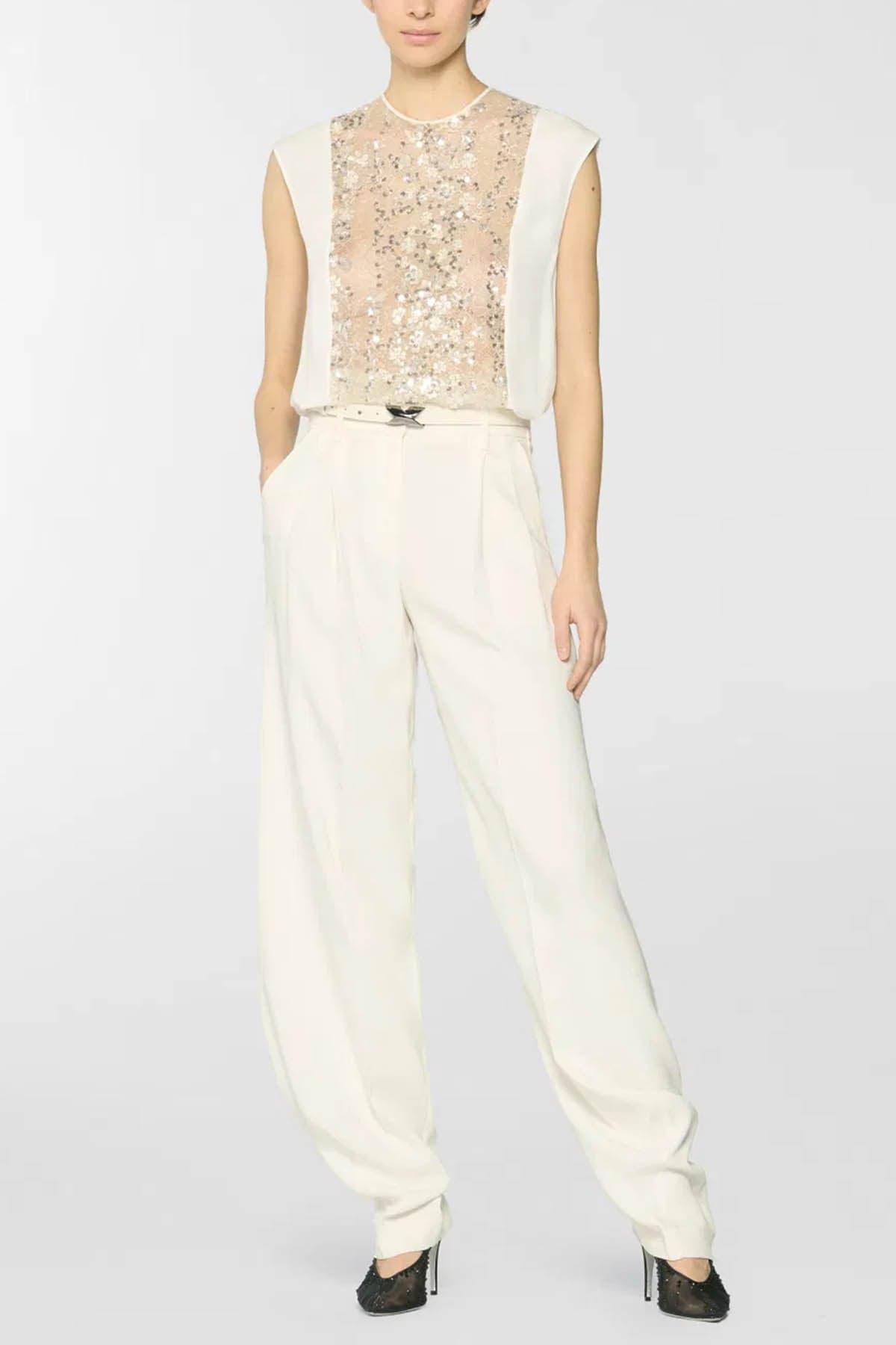 Genny Top Beige da donna in Canotte e top Drestige - Casamassima, commercioVirtuoso.it