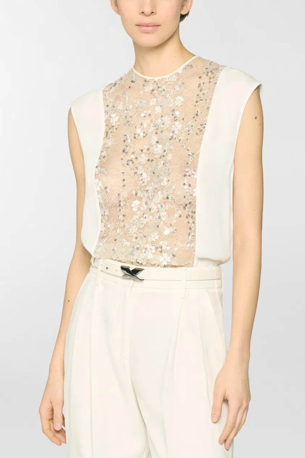 Genny Top Beige da donna in Canotte e top Drestige - Casamassima, commercioVirtuoso.it