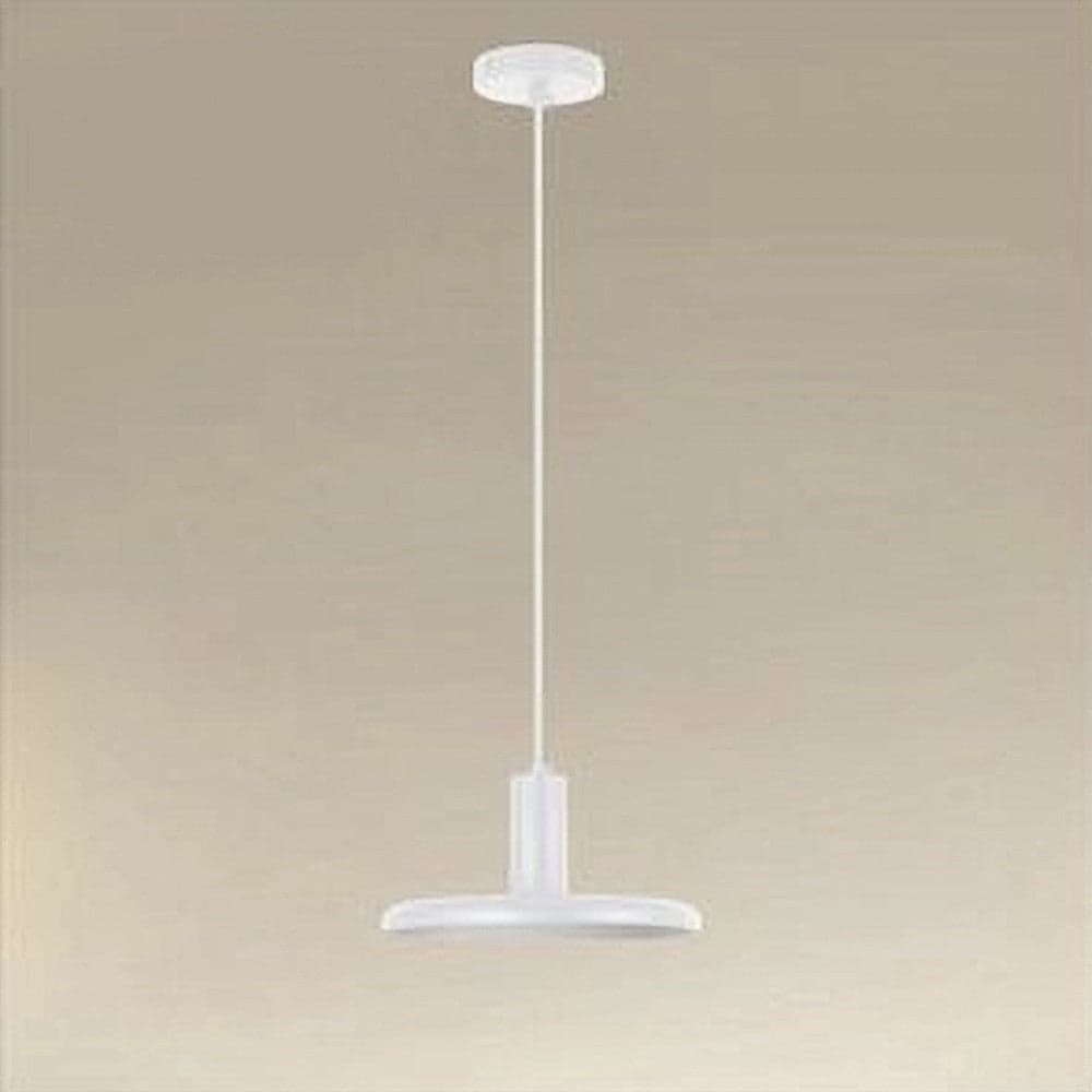 LAMPADARIO A SOSPENSIONE DESIGN MODERNO CON PARALUME IN FERRO BIANCO E27 IP20 33740