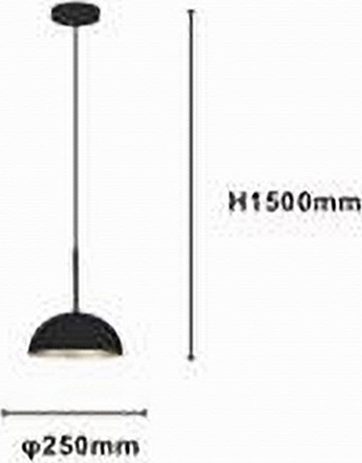 LAMPADARIO A SOSPENSIONE MODERNO CON PARALUME CUPOLA IN FERRO NERO ORO E27 33771 in Lampade a sospensione Trade Shop italia - Napoli, commercioVirtuoso.it