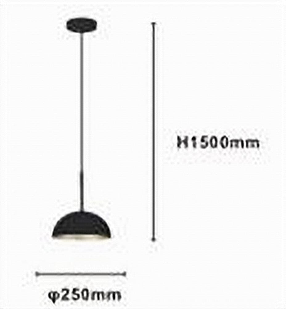 LAMPADARIO A SOSPENSIONE MODERNO CON PARALUME CUPOLA IN FERRO NERO ORO E27 33771 in Lampade a sospensione Trade Shop italia - Napoli, commercioVirtuoso.it