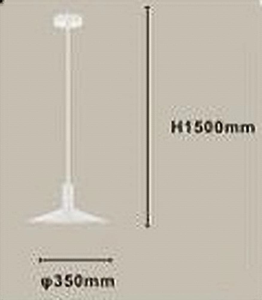 LAMPADARIO A SOSPENSIONE MODERNO CON PARALUME CONICO IN FERRO BIANCO E27 33801 in Lampade a sospensione Trade Shop italia - Napoli, commercioVirtuoso.it