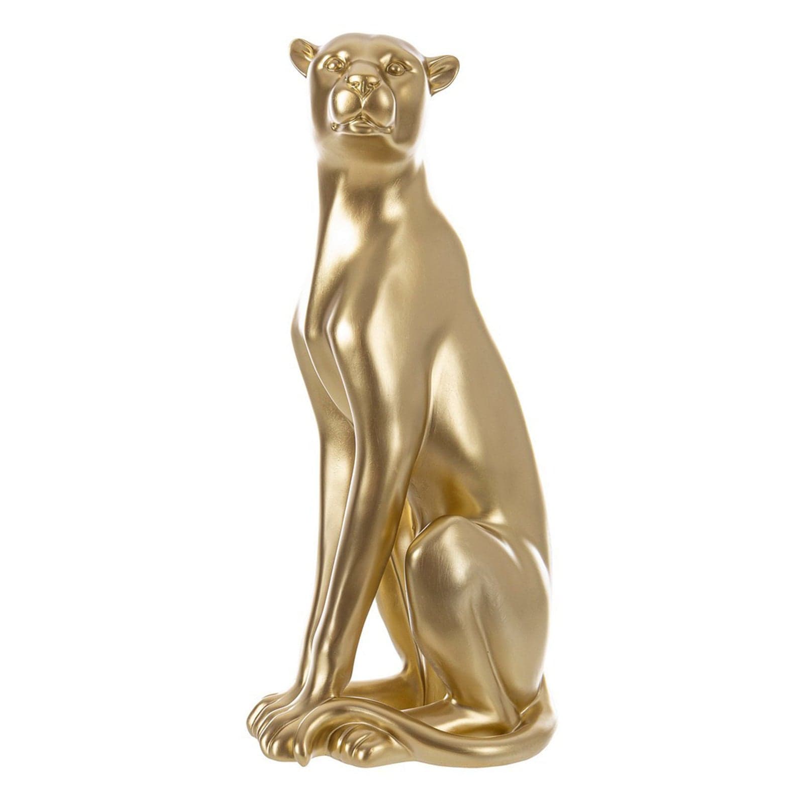 Statuetta decorativa "Leopardo Olympus", in poliresina resistente all'acqua, da 60 cm - 4