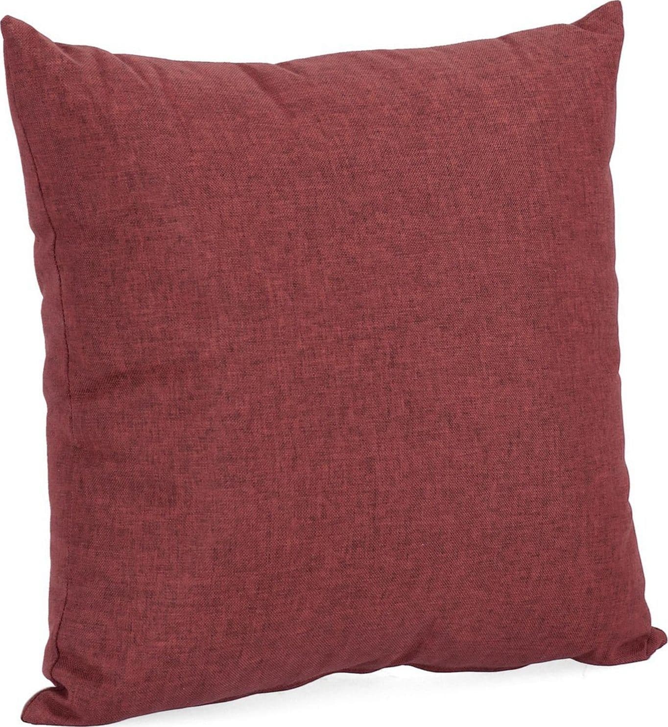 Cuscino "Decor" imbottito, comodo e idrorepellente, con cerniera lampo a scomparsa – Bordeaux, 50 x 50 cm – Andrea Bizzotto