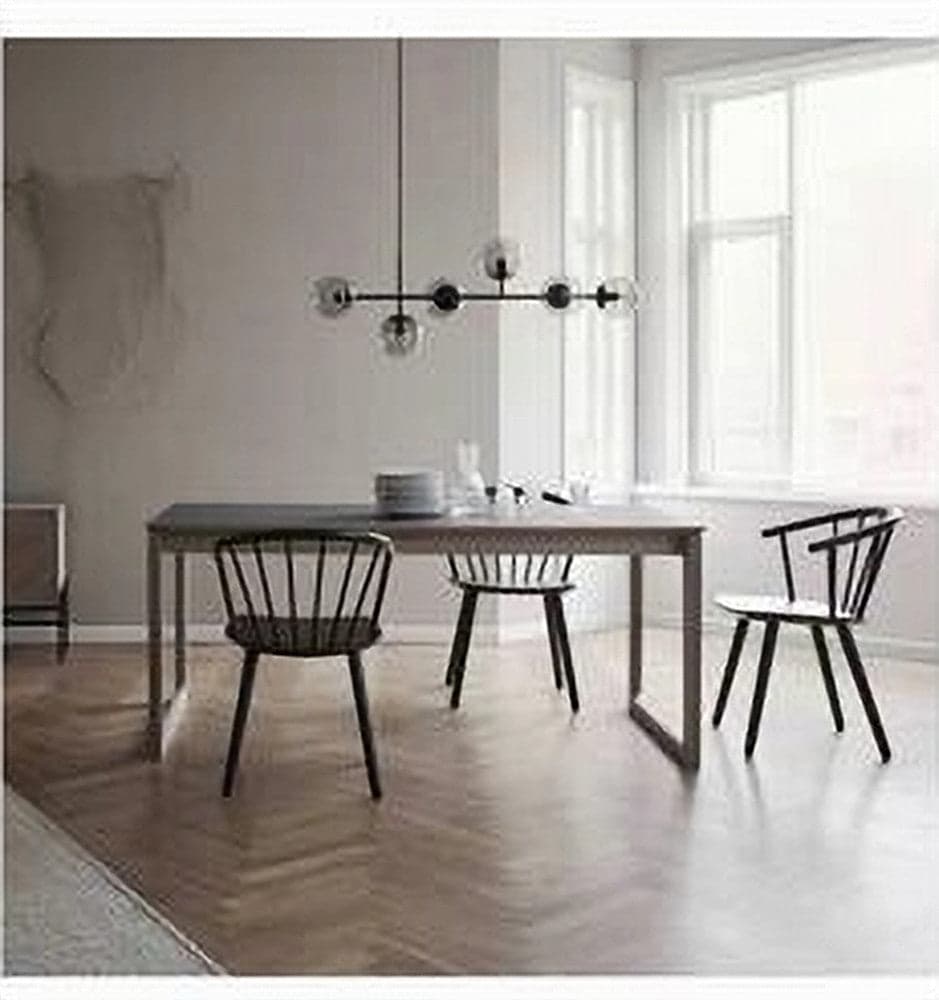 LAMPADARIO SOSPENSIONE 6 SFERE ATTACCO E27 IN VETRO LAMPADA IN METALLO NERO 71669 in Lampade a sospensione Trade Shop italia - Napoli, commercioVirtuoso.it