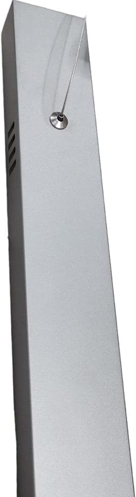 LAMPADARIO A SOSPENSIONE LED 65W ARGENTO SPIRALE ONDULATO LUCE 6500K VORTICE ORIZZONTALE 32477 in Lampade a sospensione Trade Shop italia - Napoli, commercioVirtuoso.it
