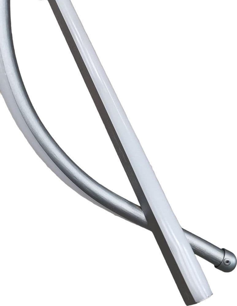 LAMPADARIO A SOSPENSIONE LED 65W ARGENTO SPIRALE ONDULATO LUCE 6500K VORTICE ORIZZONTALE 32477 in Lampade a sospensione Trade Shop italia - Napoli, commercioVirtuoso.it