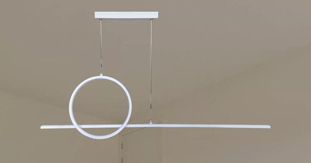 LAMPADARIO A SOSPENSIONE LED 48W DESIGN CERCHIO LINEA MODERNO BIANCO IP20 LAMPADA 01189 in Lampade a sospensione Trade Shop italia - Napoli, commercioVirtuoso.it
