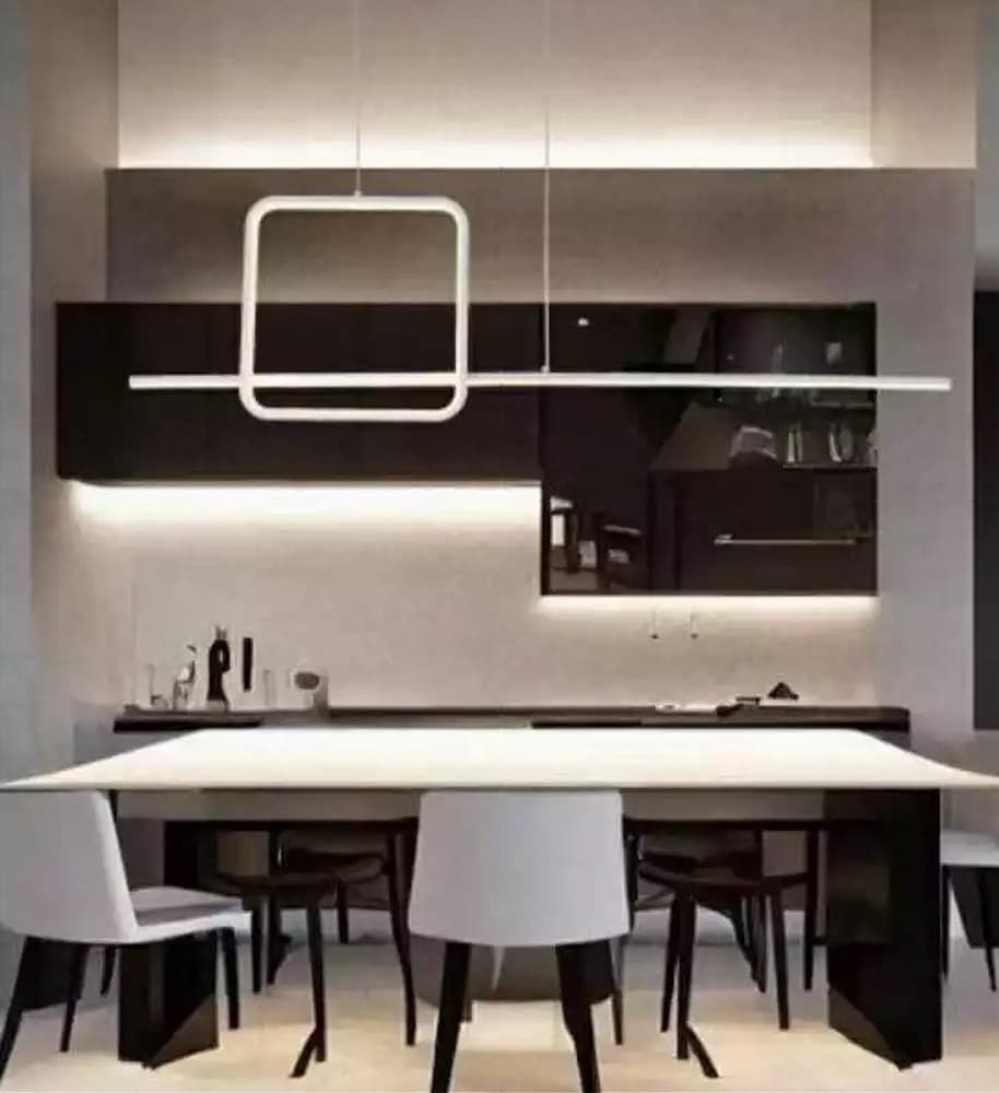 LAMPADARIO A SOSPENSIONE LED 48W DESIGN QUADRATO LINEA BIANCO IP20 LUCE 6500K 33542 in Lampade a sospensione Trade Shop italia - Napoli, commercioVirtuoso.it