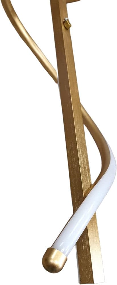 LAMPADARIO SOSPESO LED 65W ORO SPIRALE ONDULATO VORTICE ORIZZONTALE LUCE 3000K-6500K 01158 in Lampade a sospensione Trade Shop italia - Napoli, commercioVirtuoso.it