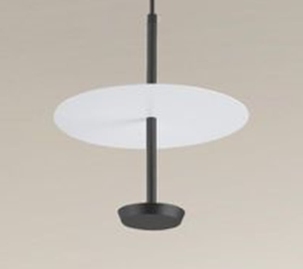 LAMPADARIO A SOSPENSIONE LUCE 6500K LED 12W DISCO PARALUME PIATTO BIANCO NERO TONDO 33122 in Lampade a sospensione Trade Shop italia - Napoli, commercioVirtuoso.it