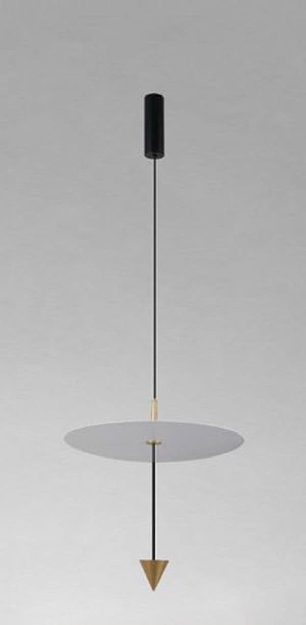 LAMPADARIO A SOSPENSIONE LAMPADA 18W LUCE LED 6500K DISCO BIANCO Ø42CM CONO ORO 33085 in Lampade a sospensione Trade Shop italia - Napoli, commercioVirtuoso.it