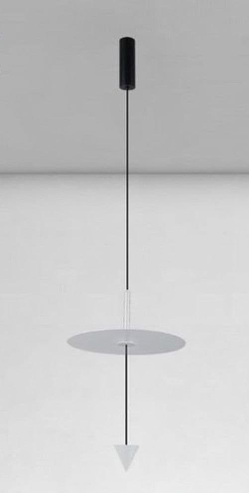 LAMPADARIO A SOSPENSIONE LAMPADA 12W LUCE LED 6500K DISCO Ø23CM CONO BIANCO 32989 in Lampade a sospensione Trade Shop italia - Napoli, commercioVirtuoso.it