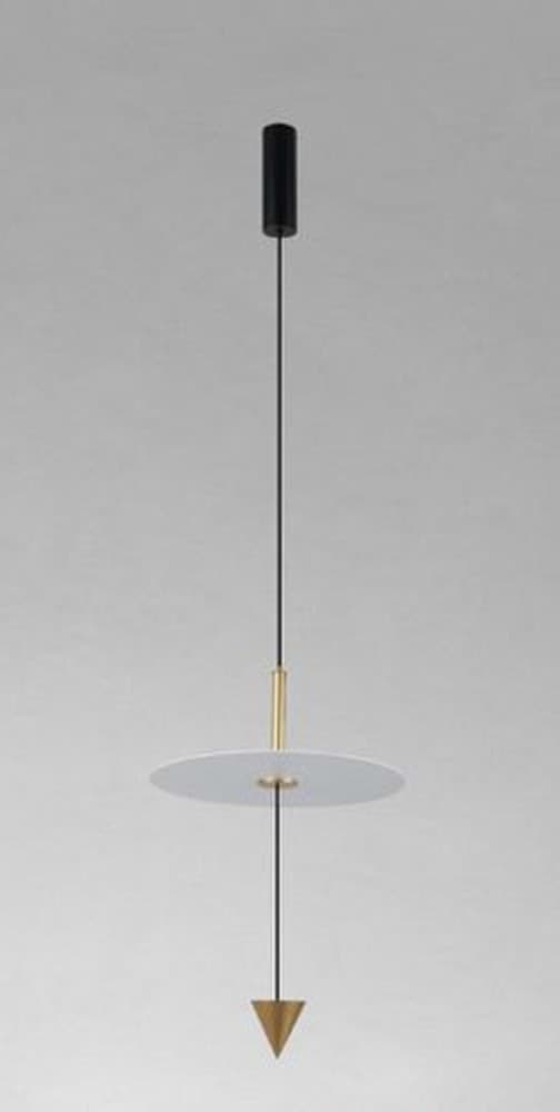 LAMPADARIO A SOSPENSIONE LAMPADA 12W LUCE LED 6500K DISCO BIANCO Ø23CM CONO ORO 33023 in Lampade a sospensione Trade Shop italia - Napoli, commercioVirtuoso.it