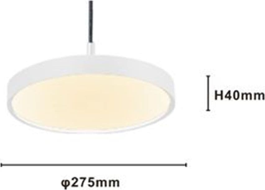 LAMPADARIO A SOSPENSIONE LED 40W BIANCO CERCHIO TONDO MODERNO MINIMAL LUCE 4000K 32873 in Lampade a sospensione Trade Shop italia - Napoli, commercioVirtuoso.it