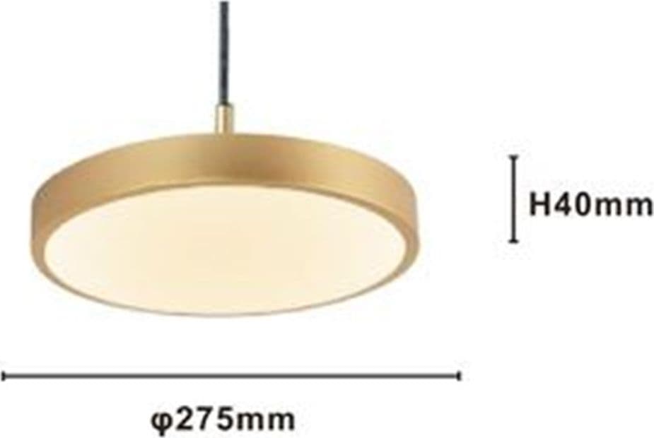 LAMPADARIO A SOSPENSIONE LED 40W ORO CERCHIO TONDO MODERNO MINIMAL LUCE 4000K 32910 in Lampade a sospensione Trade Shop italia - Napoli, commercioVirtuoso.it