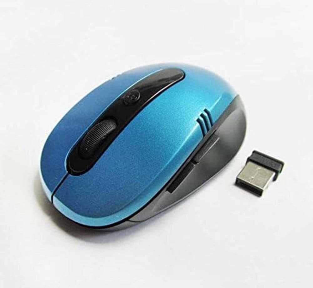 MOUSE OTTICO WIRELESS 2,4 GHZ SENZA FILI DESIGN ERGONOMICO 1000 DPI VARI COLORI in prodotto Trade Shop italia - Napoli, commercioVirtuoso.it