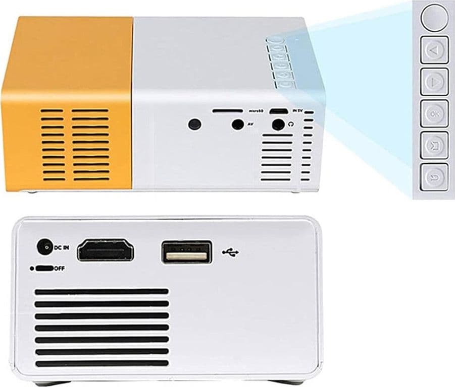 MINI PROIETTORE PORTATILE 1080P TELEFONO SMART HOME USO ESTERNO USB LAPTOP IOS in Proiettori Trade Shop italia - Napoli, commercioVirtuoso.it