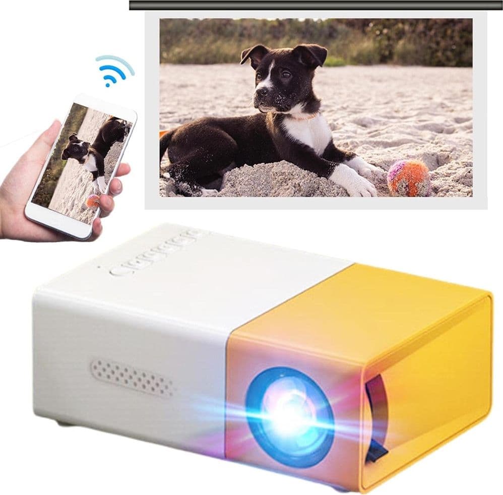 MINI PROIETTORE PORTATILE 1080P TELEFONO SMART HOME USO ESTERNO USB LAPTOP IOS in Proiettori Trade Shop italia - Napoli, commercioVirtuoso.it