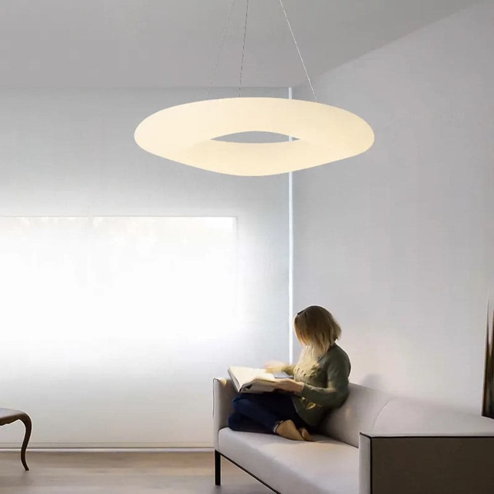 LAMPADARIO A SOSPENSIONE NORDICO PER SOGGIORNO CAMERA A FORMA DI ANELLO DECORATIVO in Lampade a sospensione Trade Shop italia - Napoli, commercioVirtuoso.it