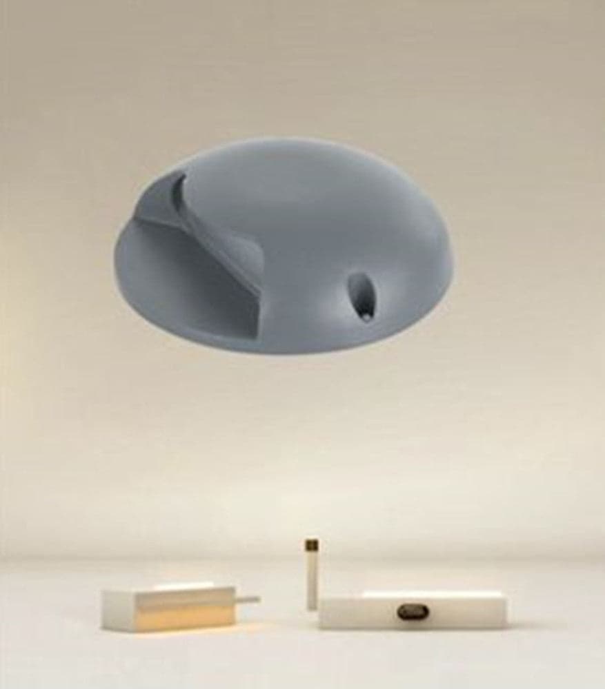 MINI FARETTO SEGNAPASSO A LED 4 WATT ROTONDO GRIGIO 440LM LUCE CALDA 3000K 33634 in Luci per sentieri Trade Shop italia - Napoli, commercioVirtuoso.it
