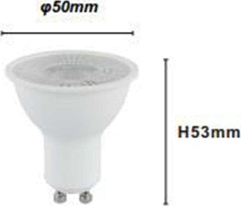 LAMPADINA A LED LAMPADA ATTACCO GU10 7W 715LM BIANCO LUCE CALDA 3000K IP20 00496 in Lampadine a LED Trade Shop italia - Napoli, commercioVirtuoso.it