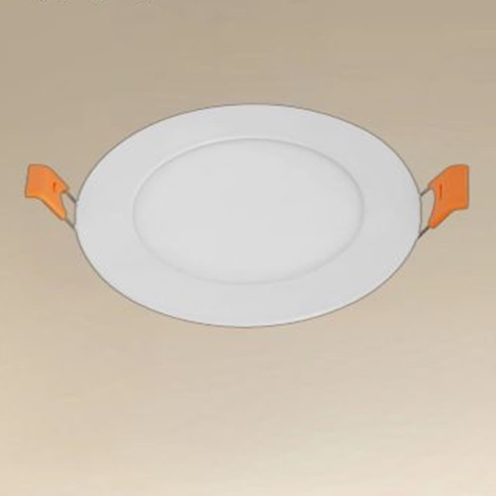 PANNELLO LED 6 WATT DA INCASSO ROTONDO BIANCO Ø120MM LUCE 3000K-6500K IP20 00021