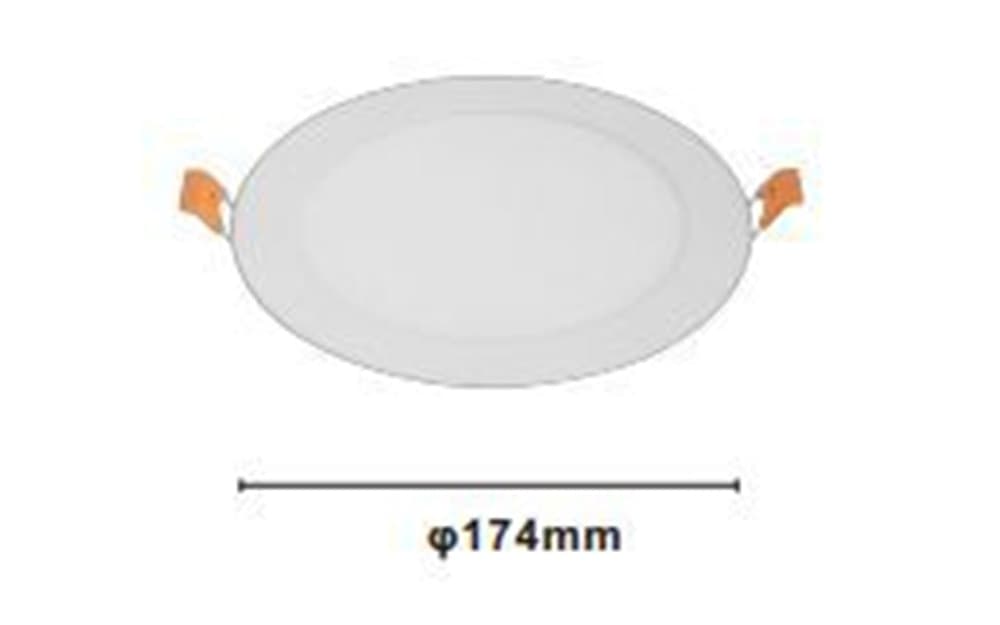 PANNELLO LED 12 WATT DA INCASSO ROTONDO BIANCO Ø174MM LUCE 3000K-6500K IP20 00038 in Faretti da soffitto Trade Shop italia - Napoli, commercioVirtuoso.it