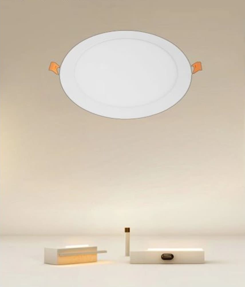 PANNELLO LED 18WATT DA INCASSO ROTONDO BIANCO Ø225MM LUCE 3000K-6500K IP20 00045 in Faretti da soffitto Trade Shop italia - Napoli, commercioVirtuoso.it