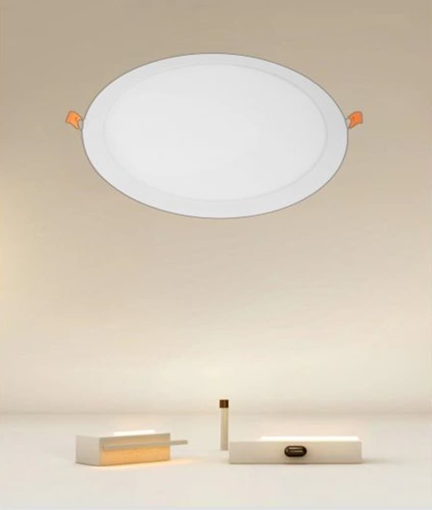 PANNELLO LED 24 WATT DA INCASSO ROTONDO BIANCO Ø300MM LUCE 3000K-6500K IP20 00069 in Faretti da soffitto Trade Shop italia - Napoli, commercioVirtuoso.it