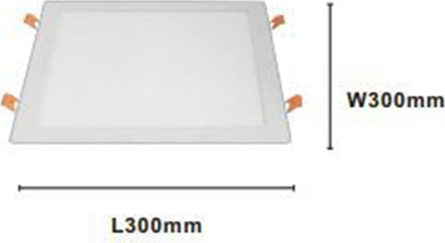 PANNELLO LED 24WATT DA INCASSO QUADRATO BIANCO 300MM LUCE 3000K-6500K IP20 00113 in Plafoniere da ufficio Trade Shop italia - Napoli, commercioVirtuoso.it