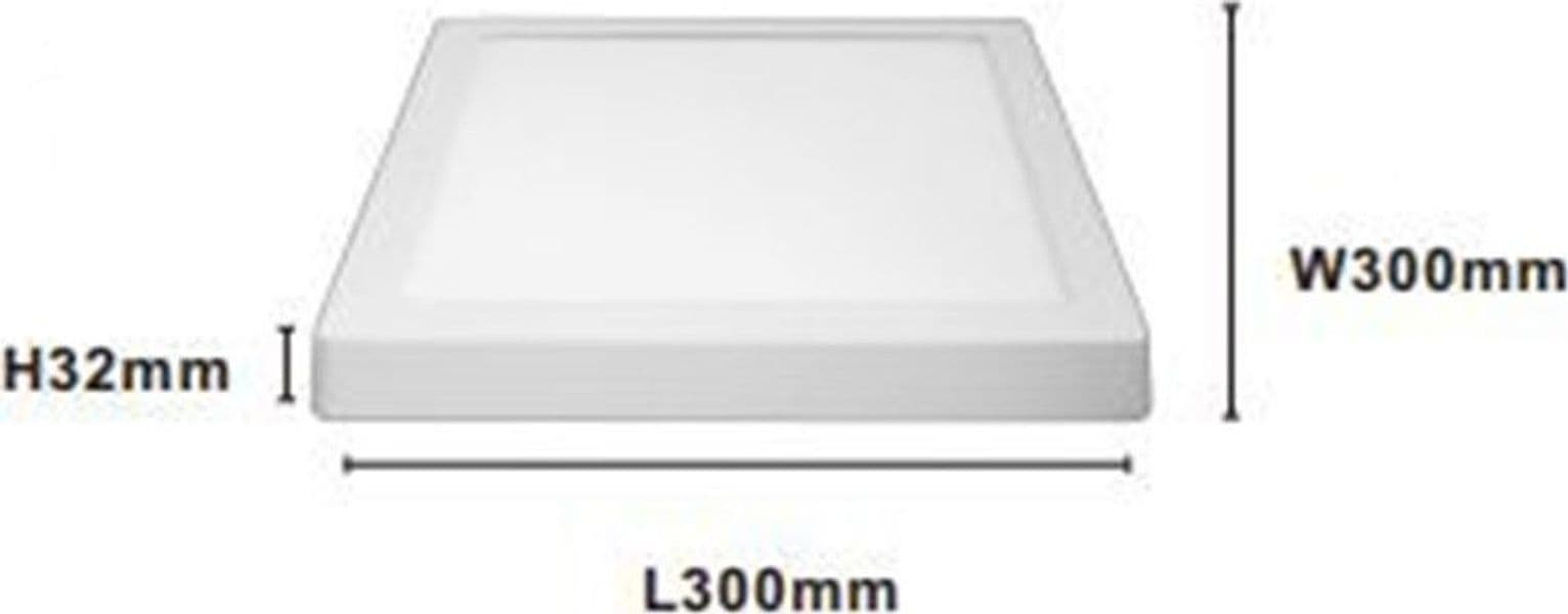 PLAFONIERA LED DA SOFFITTO 24W LUCE 3000K-6500K PARETE QUADRATO CON INTERRUTTORE 00199 in Plafoniere Trade Shop italia - Napoli, commercioVirtuoso.it