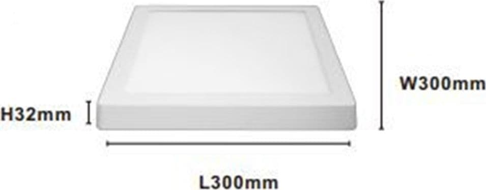 PLAFONIERA LED DA SOFFITTO 24W LUCE 3000K-6500K PARETE QUADRATO CON INTERRUTTORE 00199 in Plafoniere Trade Shop italia - Napoli, commercioVirtuoso.it
